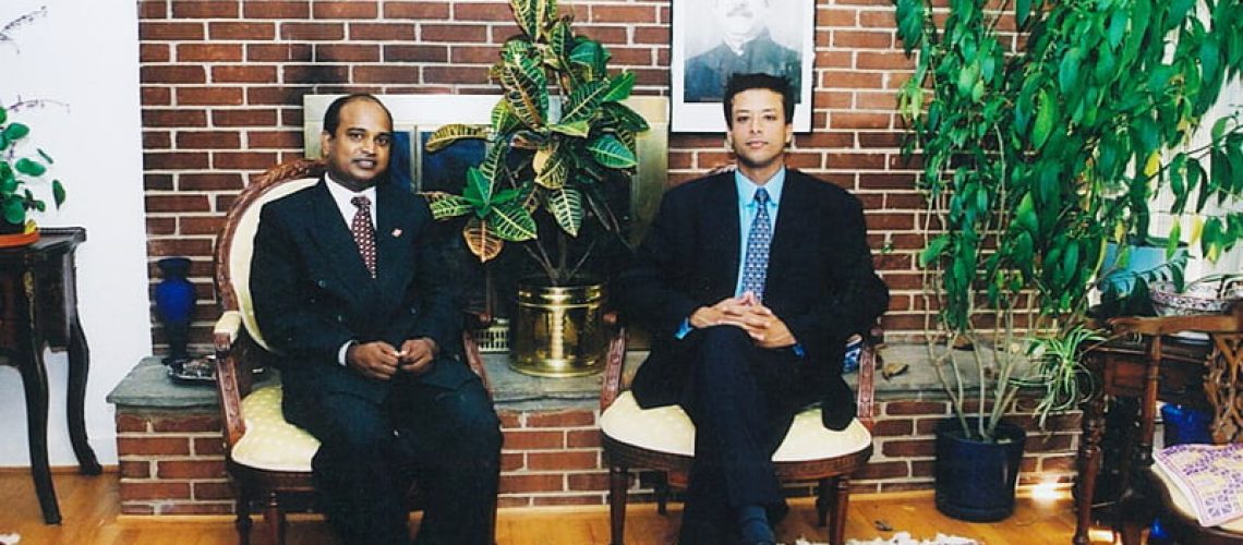 First tv interview Joy for ATN Bangla, W. DC, 2005